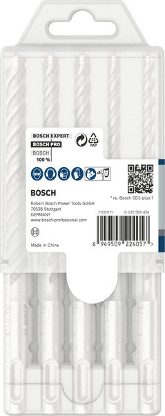 BOSCH PRO SDS plus-5X Hammerbohrer-Set, 6/6/8/8/10 mm, 5-tlg. BOSCH PRO SDS plus-5X Hammerbohrer-Set, 6/6/8/8/10 mm, 5-tlg.