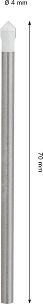 BOSCH CYL-9 Soft Ceramic Bohrer, 4 x 70 mm