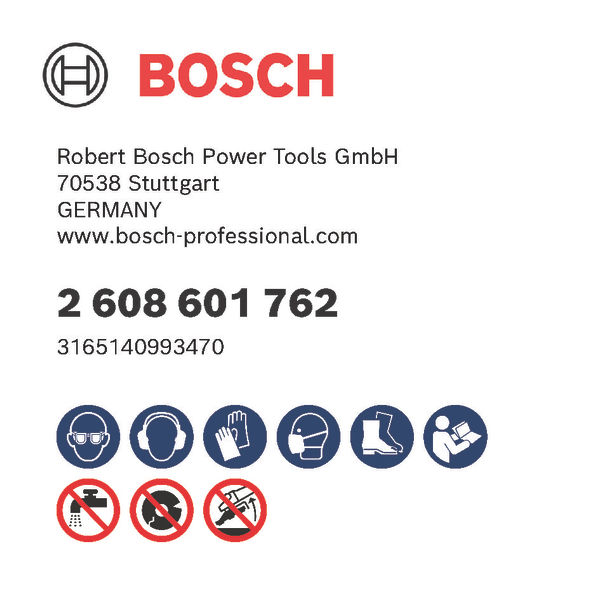 BOSCH PRO Concrete Topfscheibe, 50 x 125 mm, 22,23 mm, 2-reihig