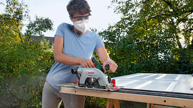 BOSCH Akku-Kreissäge UniversalCirc 18V-53, 1 x Akku PBA 18V 2.5Ah
