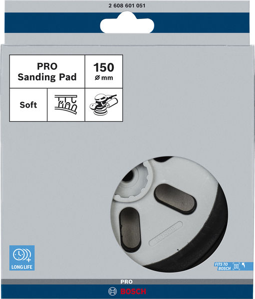 BOSCH PRO Schleifteller, weich, 150 mm