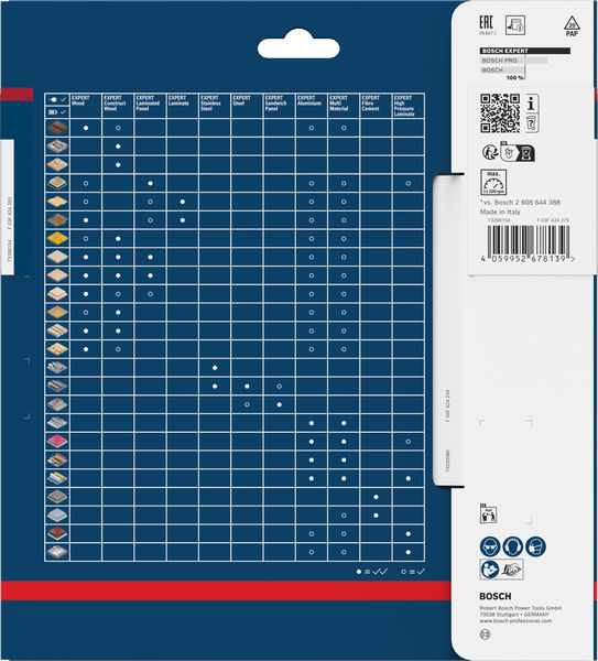 BOSCH EXPERT High Pressure Laminate Kreissägeblatt, 168x1,8/1,2x20 mm, Z52 BOSCH EXPERT High Pressure Laminate Kreissägeblatt, 168x1,8/1,2x20 mm, Z52