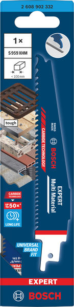 BOSCH EXPERT Multi Material S959XHM Säbelsägeblatt BOSCH EXPERT Multi Material S959XHM Säbelsägeblatt