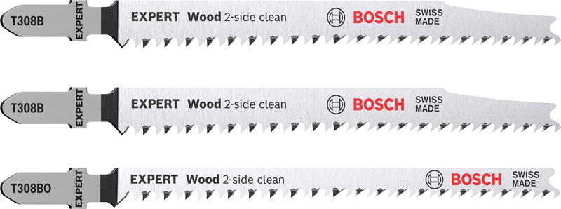 BOSCH Expert Wood 2-side clean Stichsägeblatt-Set, 3-tlg. BOSCH Expert Wood 2-side clean Stichsägeblatt-Set, 3-tlg.