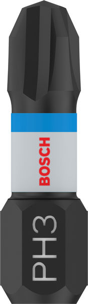 BOSCH PRO Phillips Impact Bit, PH3, 25 mm, 2-tlg. BOSCH PRO Phillips Impact Bit, PH3, 25 mm, 2-tlg.