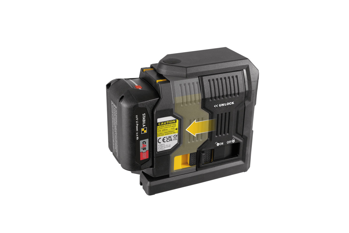 STABILA Kreuzlinien-Lot-Laser LAX 500 G, 12-V-System, 7-teiliges Set, mit Akku und Ladegerät (EU) STABILA Kreuzlinien-Lot-Laser LAX 500 G, 12-V-System, 7-teiliges Set, mit Akku und Ladegerät (EU)