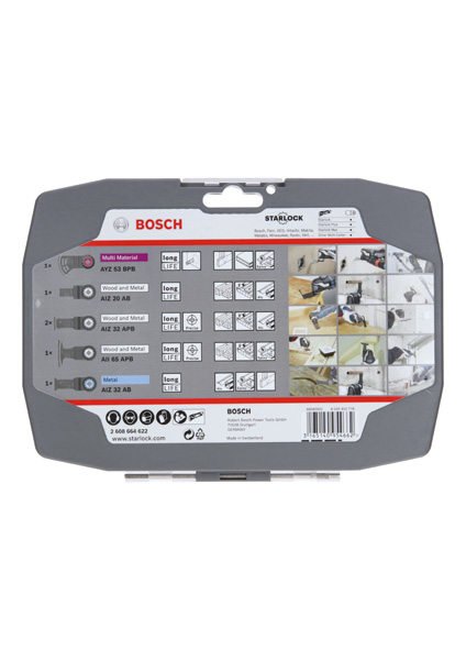 BOSCH 6-tlg. Starlock Set für Elektriker und Trockenbauer