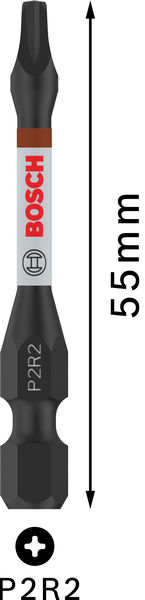 BOSCH PRO P2R2 Impact Bit, 55 mm, 5-tlg.