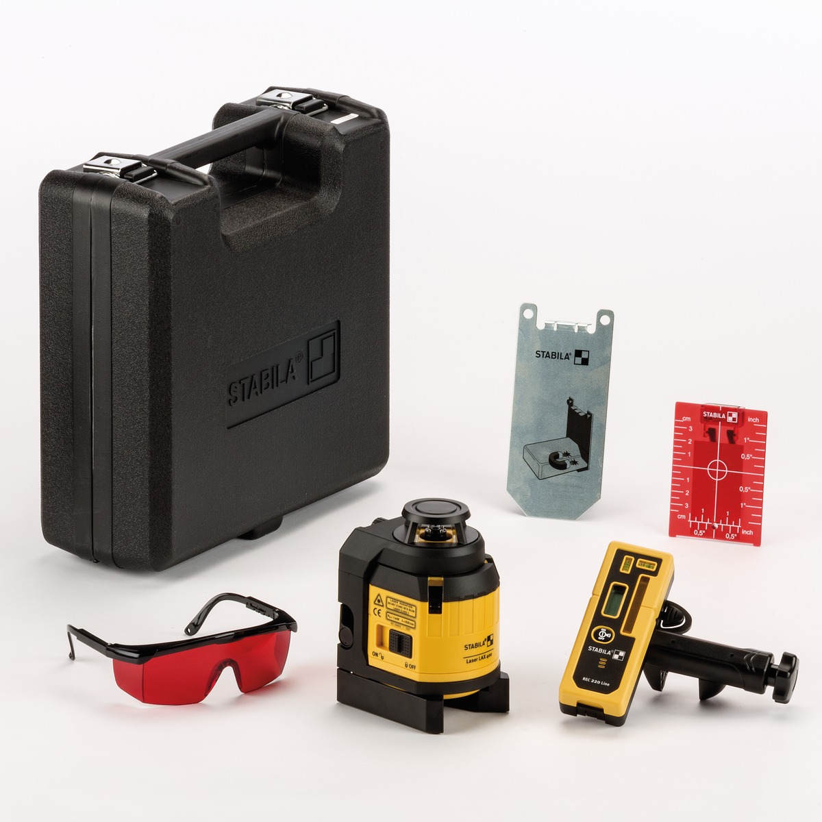 STABILA Multilinien-Laser LAX 400, 6-teiliges Set STABILA Multilinien-Laser LAX 400, 6-teiliges Set