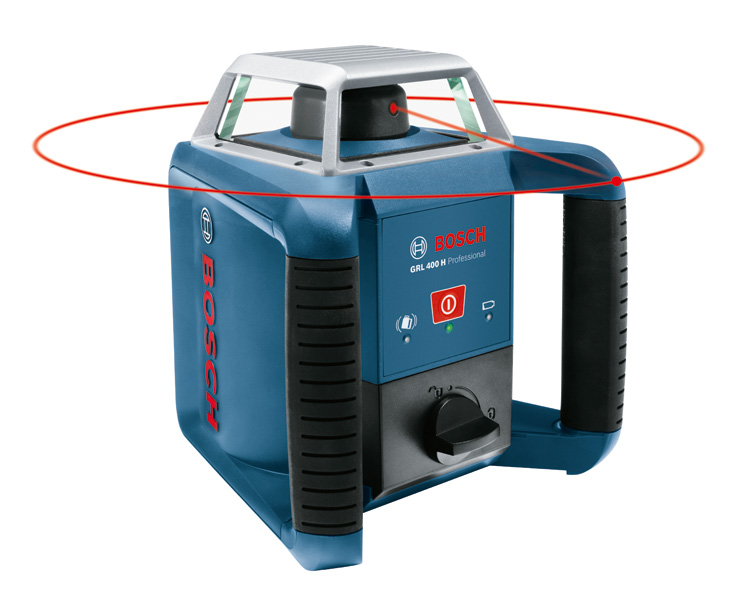 BOSCH Rotationslaser GRL 400 H, mit LR 1, Baustativ BT 170 HD und Messstab GR 240 BOSCH Rotationslaser GRL 400 H, mit LR 1, Baustativ BT 170 HD und Messstab GR 240