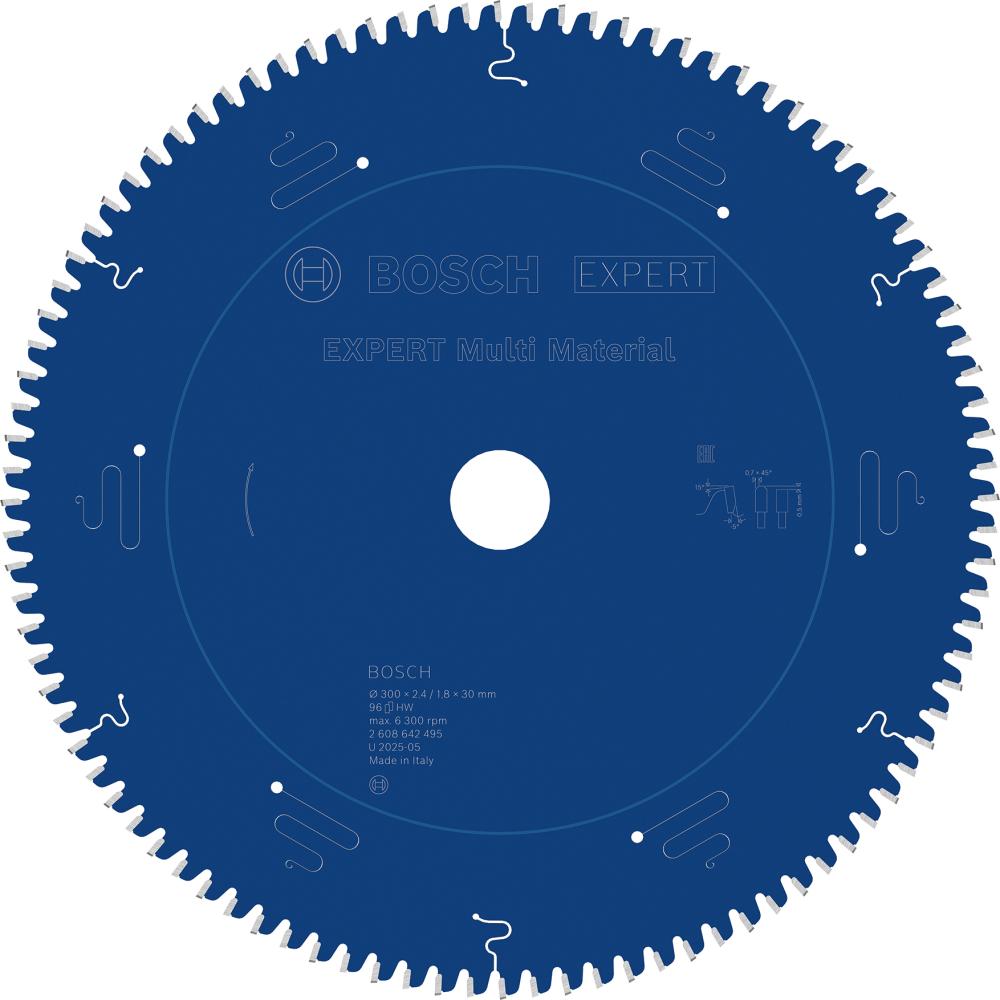 BOSCH EXPERT Multi Material Kreissägeblatt, 300x2,4/1,8x30 mm, Z96 BOSCH EXPERT Multi Material Kreissägeblatt, 300x2,4/1,8x30 mm, Z96