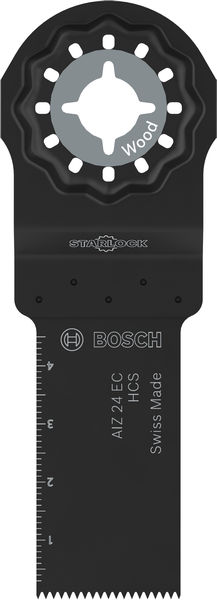 BOSCH AIZ 24 EC Holz Tauchsägeblatt, Starlock, 24 x 50 mm BOSCH AIZ 24 EC Holz Tauchsägeblatt, Starlock, 24 x 50 mm