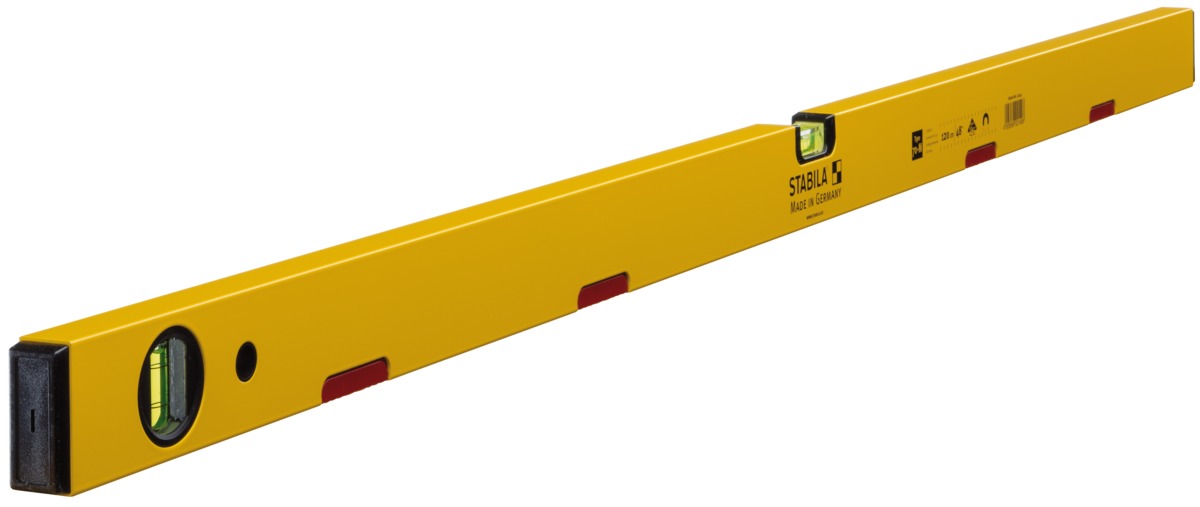 STABILA Magnet-Wasserwaage Type 70 M, 120 cm, leichtes Alu-Profil, starkes Seltenerd-Magnetsystem, 1 Horizontal-Libelle, 1 Vertikal-Libelle, Made in Germany STABILA Magnet-Wasserwaage Type 70 M, 120 cm, leichtes Alu-Profil, starkes Seltenerd-Magnetsystem, 1 Horizontal-Libelle, 1 Vertikal-Libelle, Made in Germany