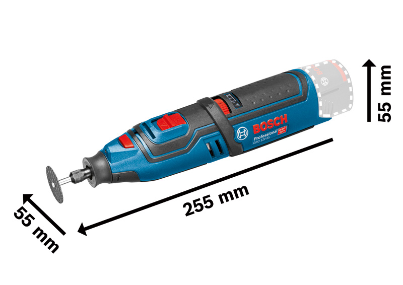 BOSCH Akku-Rotationswerkzeug GRO 12V-35, 2 x Akku GBA 12V 2.0Ah in L-BOXX BOSCH Akku-Rotationswerkzeug GRO 12V-35, 2 x Akku GBA 12V 2.0Ah in L-BOXX