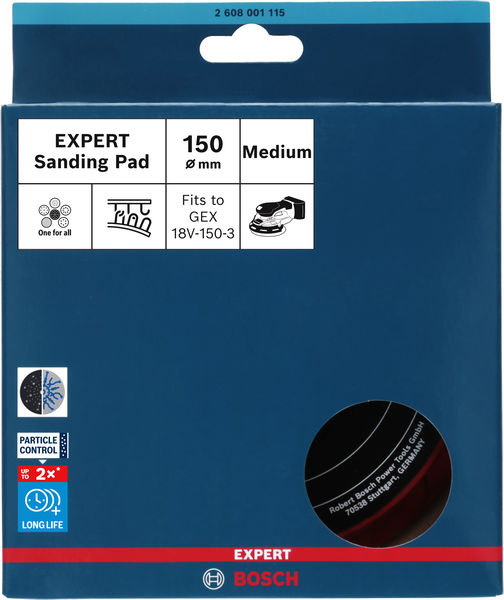 BOSCH EXPERT Stützteller 150mm, Medium BOSCH EXPERT Stützteller 150mm, Medium
