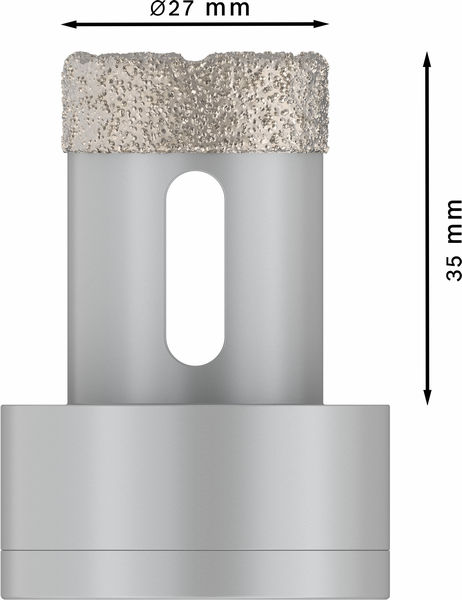 BOSCH PRO Ceramic dry Trockenbohrkrone, 27 x 35 mm, X-Lock BOSCH PRO Ceramic dry Trockenbohrkrone, 27 x 35 mm, X-Lock