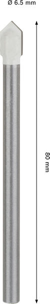 BOSCH CYL-9 Soft Ceramic Bohrer, 6,5 x 80 mm BOSCH CYL-9 Soft Ceramic Bohrer, 6,5 x 80 mm