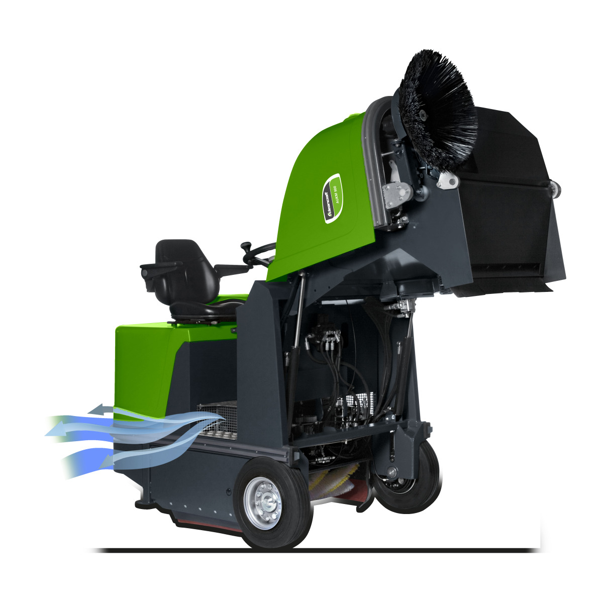 Cleancraft Aufsitz-Kehrsaugmaschine AUKM 900
