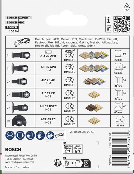 BOSCH Holz- und Weichmetall-Set, 9-tlg.