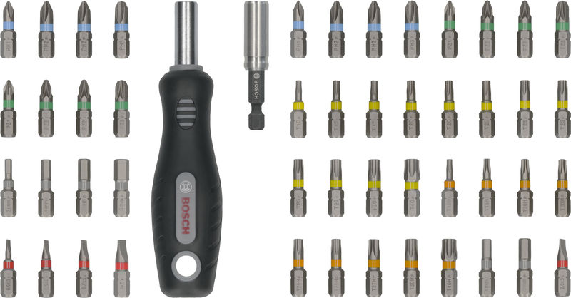 BOSCH Extra Hard Schrauberbitsatz, 50-tlg. BOSCH Extra Hard Schrauberbitsatz, 50-tlg.