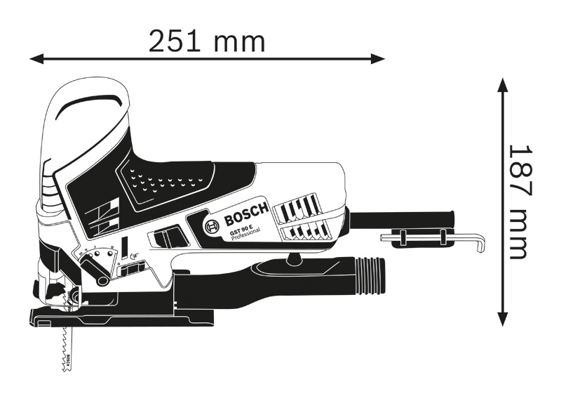 BOSCH Stichsäge GST 90 E BOSCH Stichsäge GST 90 E