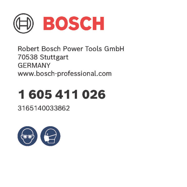 BOSCH Staubbeutel, passend zu PEX 115 A / 125 AE, PBS 60 / 60 E