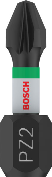 BOSCH PRO Pozidriv Impact Bit, PZ2, 25 mm, 2-tlg. BOSCH PRO Pozidriv Impact Bit, PZ2, 25 mm, 2-tlg.