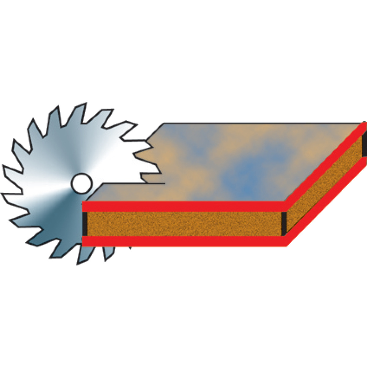 Holzkraft Besäum- und Fertigungsschnitt-Kreissägeblatt KSB-BF 350/84 Holzkraft Besäum- und Fertigungsschnitt-Kreissägeblatt KSB-BF 350/84