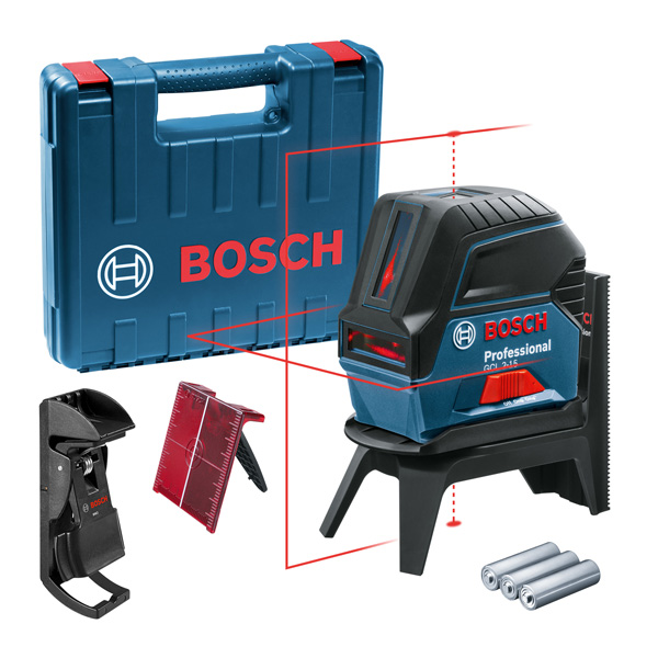 BOSCH Kombilaser GCL 2-15, mit Handwerkerkoffer