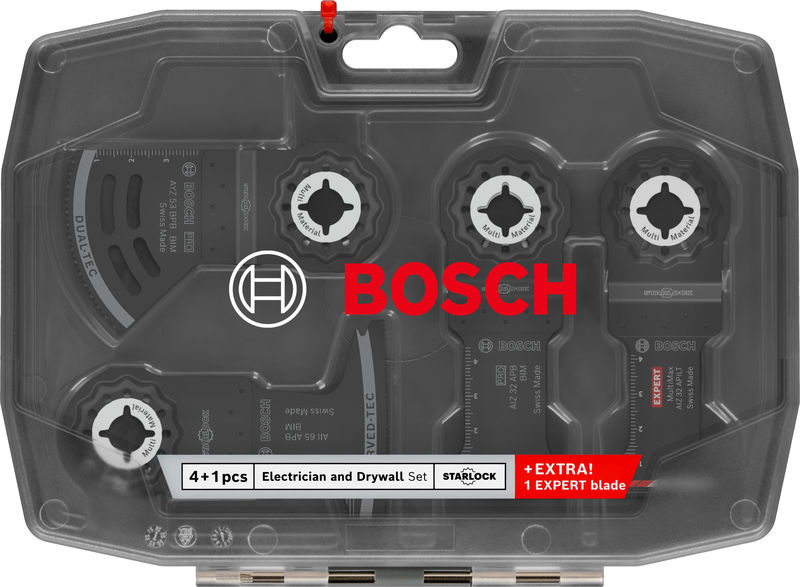 BOSCH Elektriker- und Trockenbau-Set, 5-tlg. BOSCH Elektriker- und Trockenbau-Set, 5-tlg.
