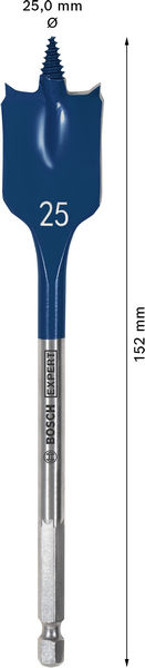 BOSCH EXPERT Self Cut Speed Flachfräsbohrer, 25 x 152 mm