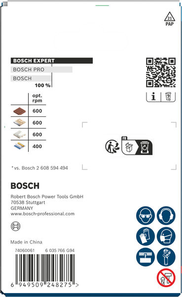 BOSCH EXPERT Construction Material Power Change Plus Lochsäge, 65 x 60 mm