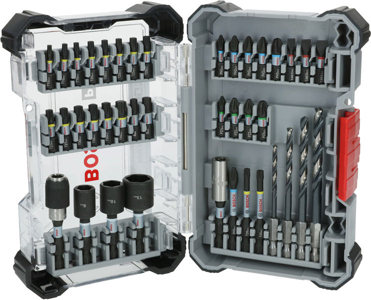 BOSCH PRO Impact Schrauberbits und Metallbohrer Set, 40-tlg. BOSCH PRO Impact Schrauberbits und Metallbohrer Set, 40-tlg.