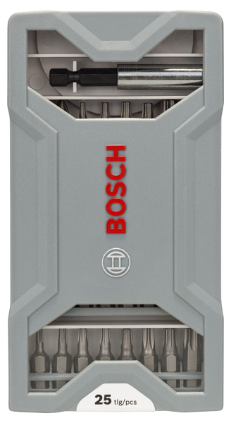BOSCH 25-tlg. Schrauberbit-Set, PH/PZ/T BOSCH 25-tlg. Schrauberbit-Set, PH/PZ/T