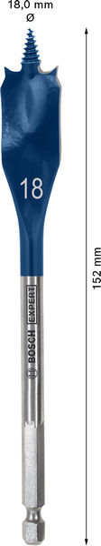 BOSCH EXPERT Self Cut Speed Flachfräsbohrer, 18 x 152 mm BOSCH EXPERT Self Cut Speed Flachfräsbohrer, 18 x 152 mm