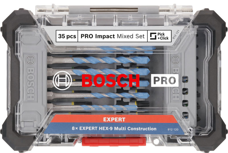 BOSCH PRO Impact Gemischtes Set, Display, 6 x 35-tlg BOSCH PRO Impact Gemischtes Set, Display, 6 x 35-tlg