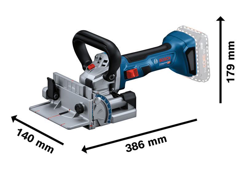 BOSCH Akku-Flachdübelfräse GFF 18V-22 BOSCH Akku-Flachdübelfräse GFF 18V-22
