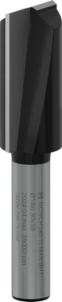BOSCH PRO Nutfräser, zweischneidig, Ø 14 x L 30, Schaft 8 mm