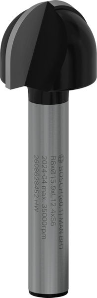 BOSCH PRO Hohlkehlfräser, R 8, Schaft 6 mm BOSCH PRO Hohlkehlfräser, R 8, Schaft 6 mm