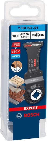 BOSCH EXPERT MultiMax AIZ 32 APILT Tauchsägeblatt für Multifunktionswerkzeuge, 10?tlg. BOSCH EXPERT MultiMax AIZ 32 APILT Tauchsägeblatt für Multifunktionswerkzeuge, 10?tlg.
