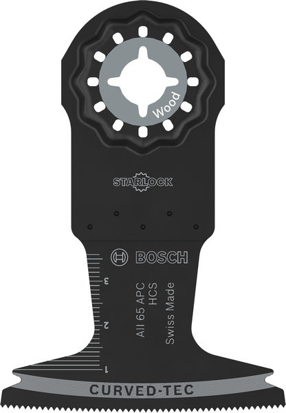 BOSCH AII 65 APC Holz Tauchsägeblatt, Starlock, 65 x 40 mm