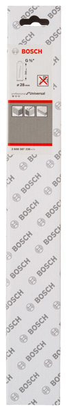 BOSCH Diamanttrockenbohrkrone G 1/2-Zoll, Standard for Universal, 28mm, 350mm, 3, 7mm