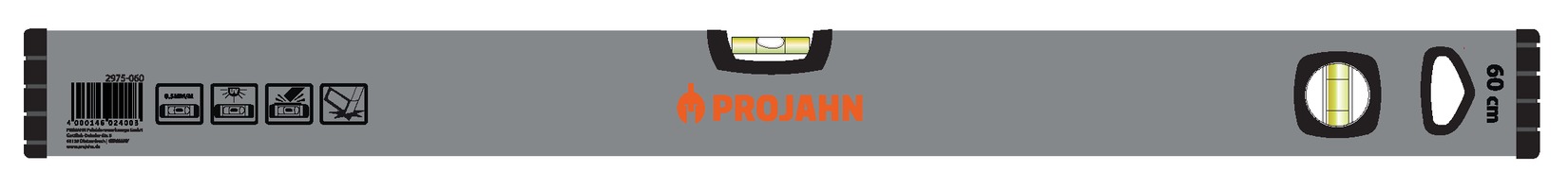 PROJAHN Wasserwaage Standard 80 cm PROJAHN Wasserwaage Standard 80 cm