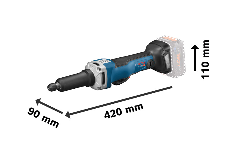BOSCH Akku-Gradschleifer GGS 18V-23 PCL in L-BOXX