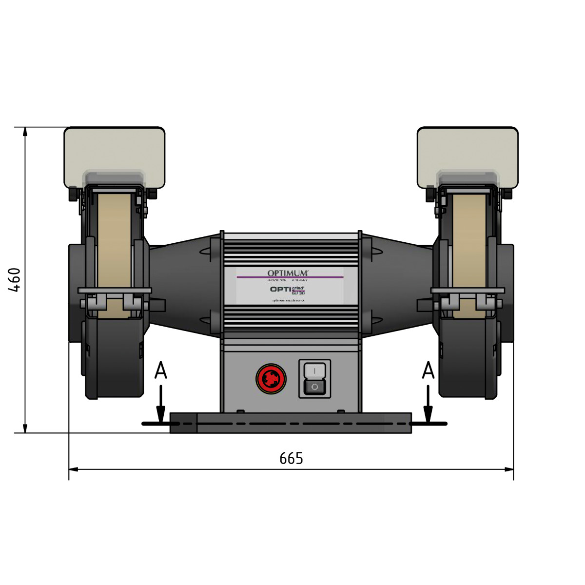 STÜRMER Doppelschleifmaschine Optimum OPTIgrind GU 30 STÜRMER Doppelschleifmaschine Optimum OPTIgrind GU 30