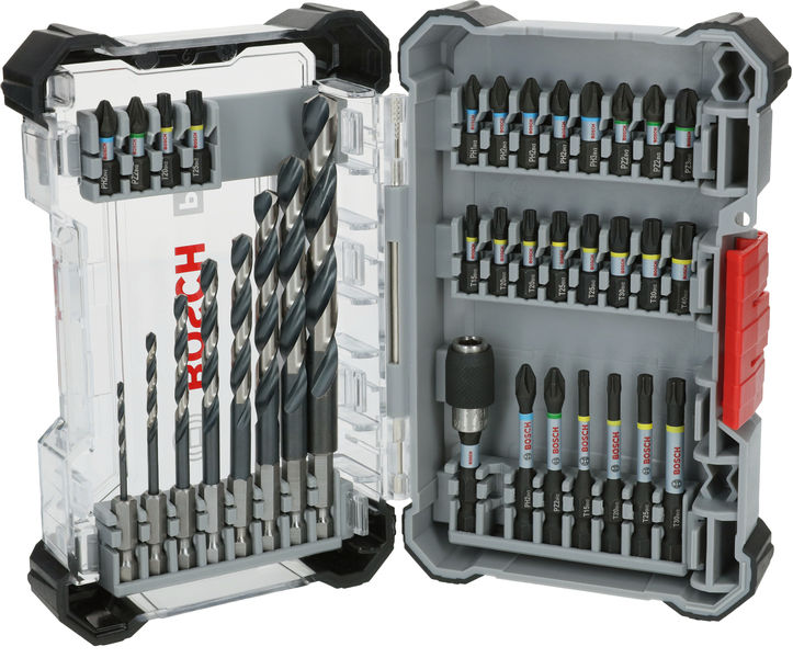 BOSCH PRO Impact Metal Set, Display, 6 x 35-tlg
