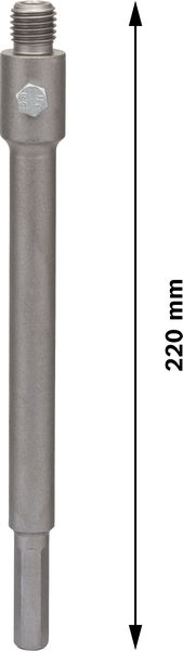 BOSCH PRO Hex Adapter, 220 mm, M16 BOSCH PRO Hex Adapter, 220 mm, M16