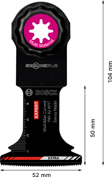BOSCH EXPERT MultiMax PAII 52 APIT Blatt für Multifunktionswerkzeuge, 52 mm