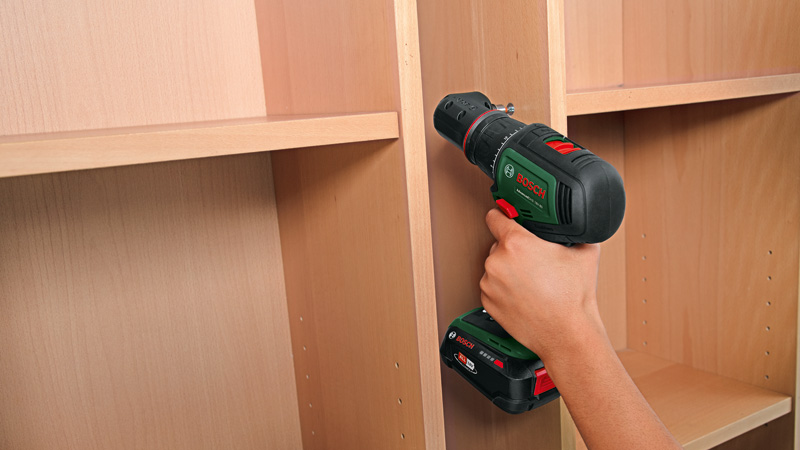 BOSCH Akku-Bohrschrauber AdvancedDrill 18V-80 QuickSnap + 3 Aufsätze