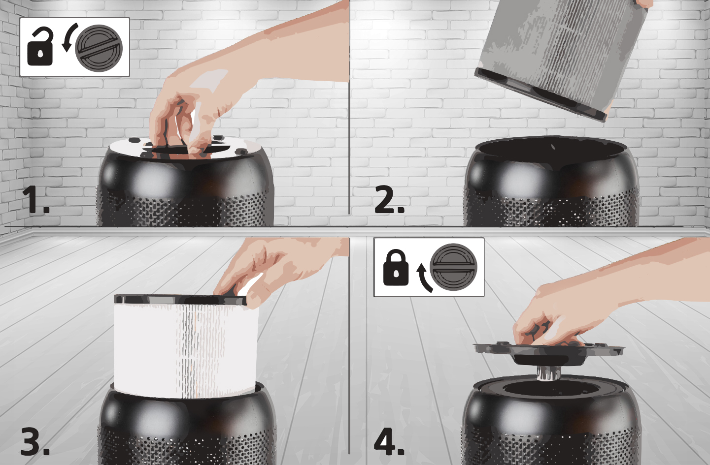 LASERLINER AirBreeze 120 Filter-Set
